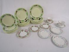 Collection of Spode - mainly Spode's 'Royal Jasmine' plates