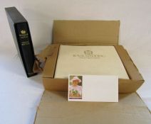 Folder of Royal Wedding First Day Covers in it's original postage box and Windsor Album Great