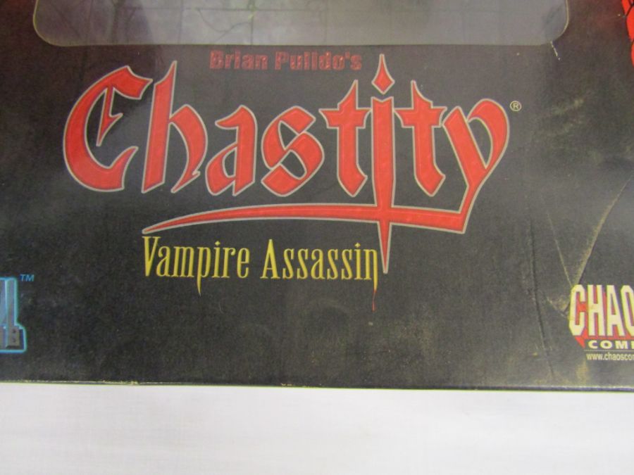 3 collector's dolls, Ru-Paul, Brian Pulldo's Chastity Vampire Assasin and Grizelda - Image 4 of 5