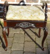 Victorian piano stool