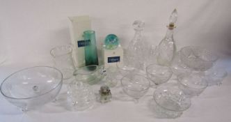 Collection of glassware to include some Caithness Glass