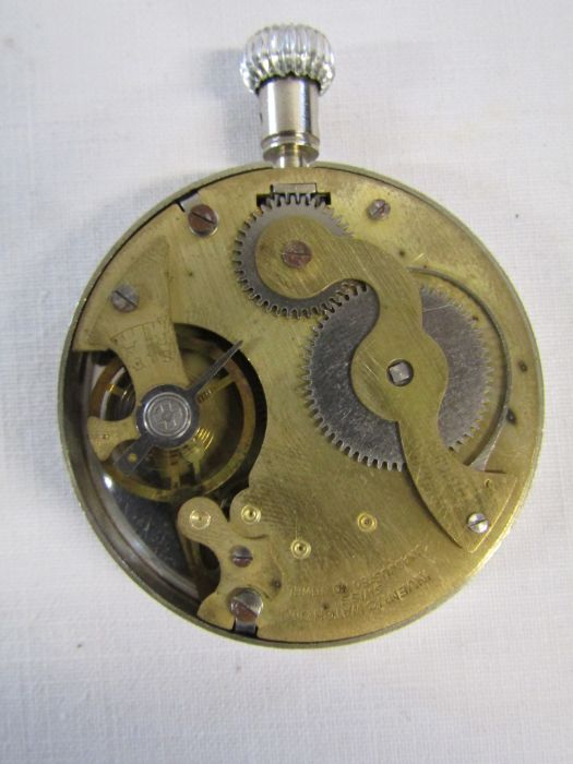 Small collection of items to include a leather clutch bag with integral Inventic watch, theatre - Image 4 of 8