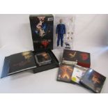 Collection of Hannibal items Threezerostore 1/6 scale doll, dvd trilogy etc