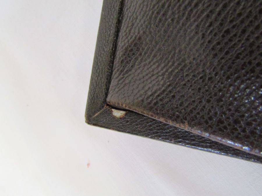 Small collection of items to include a leather clutch bag with integral Inventic watch, theatre - Image 8 of 8