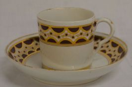 Pinxton coffee can & saucer pattern 282