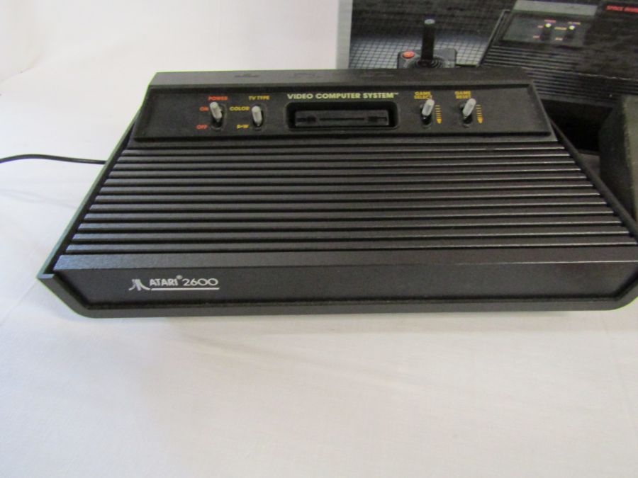 Atari 2600 (missing controllers) with games and Amstrad console also include some Sega Mega Drive - Image 2 of 7
