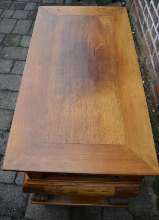 Small Oriental side table L80cm D42cm H65cm - Image 2 of 3