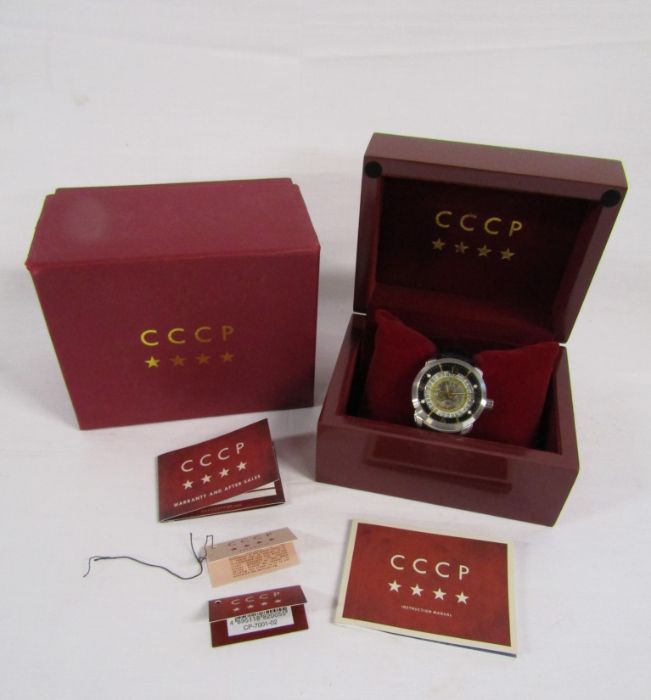 Limited edition CCCP automatic wrist watch No. 115