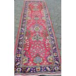 Large Persian tabriz runner 303cm by 85cm