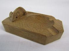 A Robert 'Mouseman' Thompson carved oak ashtray