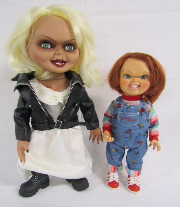 Bride of Chucky Talking Tiffany (untested) and a Good Guys Chucky doll - Image 4 of 5