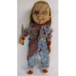 Large standing Chucky 1:1 scale replica doll approx. 72cm tall