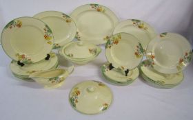 Collection of Crown Ducal A.G.R dinner service