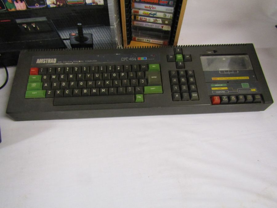 Atari 2600 (missing controllers) with games and Amstrad console also include some Sega Mega Drive - Image 3 of 7