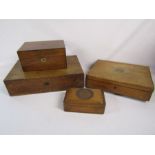 Collection of wooden boxes