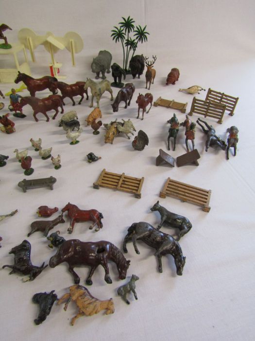 Collection of Cherilea farm animals and Britains Zoo animals, the farm animals are almost all - Image 4 of 7