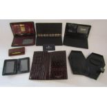 Collection of leather wallets to include Aspinal of London, Antler and Aquascutum