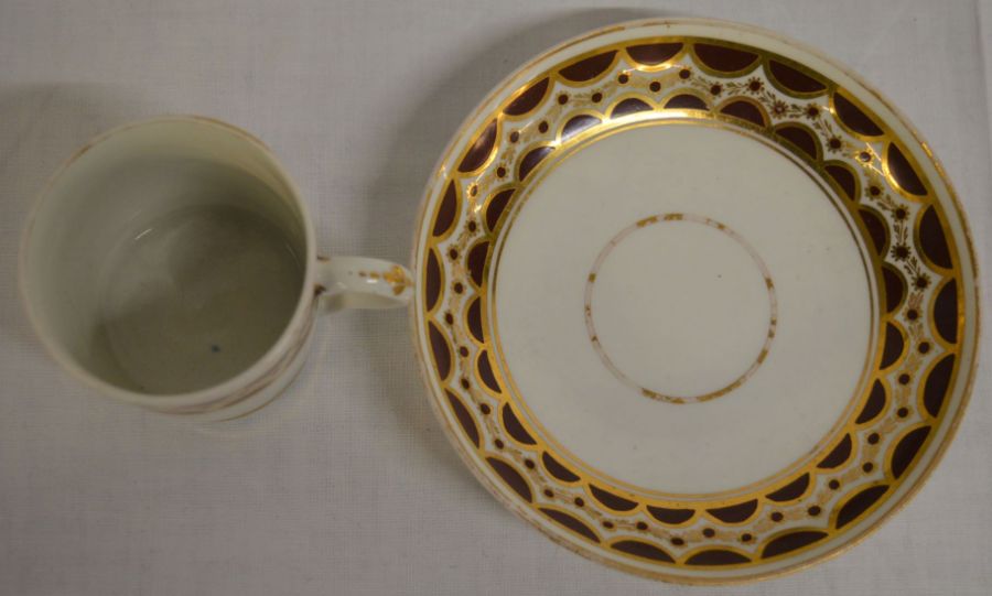 Pinxton coffee can & saucer pattern 282 - Image 2 of 3