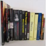 Collection of Dracula books, True Vampires, Bela Lugosi etc