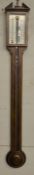 Reproduction Georgian stick barometer by Russel of Norwich