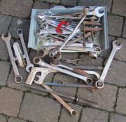 Selection of tools to include files, spanners etc