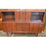 Greaves & Thomas Rio Collection rosewood laminated sideboard & drinks cabinet L152cm H11cm D41cm