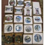 Collection of collector plates, mainly Coalport depicting aviation scenes