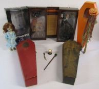 Sideshow collection Indiana Jones collectors Arnold Toht 1:6 doll, Mezco The Exorcist doll and