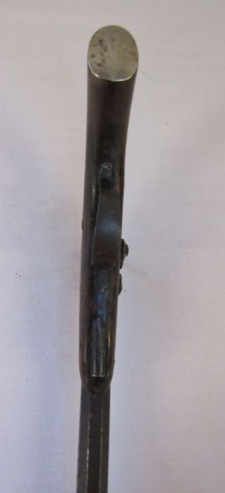 Percussion cap 18th/19th century pistol - approx. 12.5" from handle to tip - Image 7 of 8