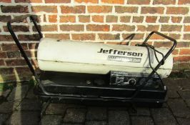 Jefferson inferno 150 space heater - model JEFHTSPC150 - missing wheels