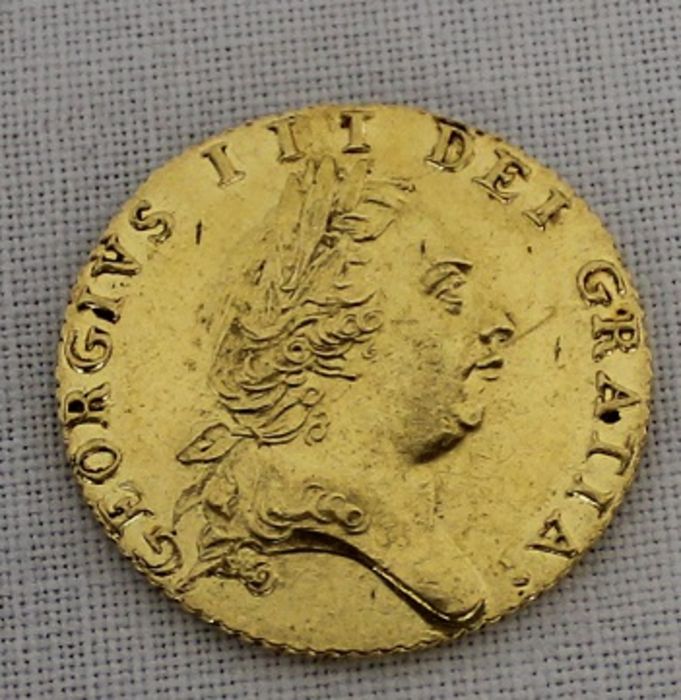 George III gold half guinea, 1787