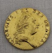 George III gold half guinea, 1787