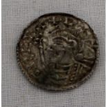Early hammered silver short cross type penny