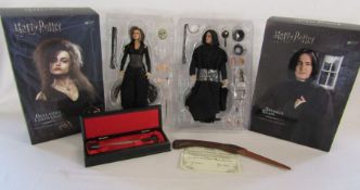 Harry Potter - Bellatrix Lestrange and Severus Snape 1/6 action figures (Bellatrix is missing wand