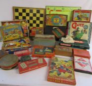Collection of vintage games to include Escalado, Gojee, chess etc
