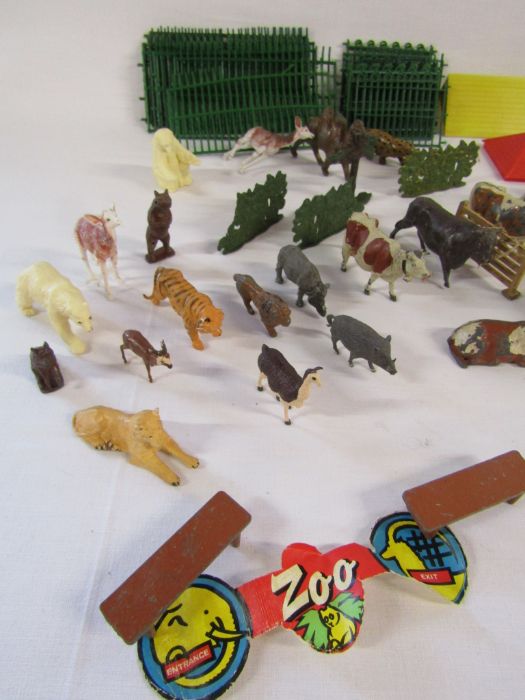 Collection of Cherilea farm animals and Britains Zoo animals, the farm animals are almost all - Image 2 of 7