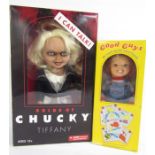 Bride of Chucky Talking Tiffany (untested) and a Good Guys Chucky doll
