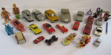 Collection of toy cars, mainly Corgi though there may be others, to include James Bond, Magic