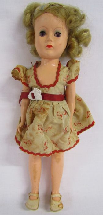 Palitoy No 35 doll - Girl Annual doll with patterns (used) a Sindy hob & bed (missing parts and some - Image 6 of 9