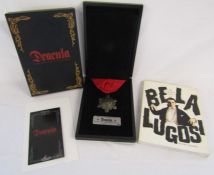 Limited edition prop replica Dracula medallion from the 1931 Universal Studios Motion Picture No 197