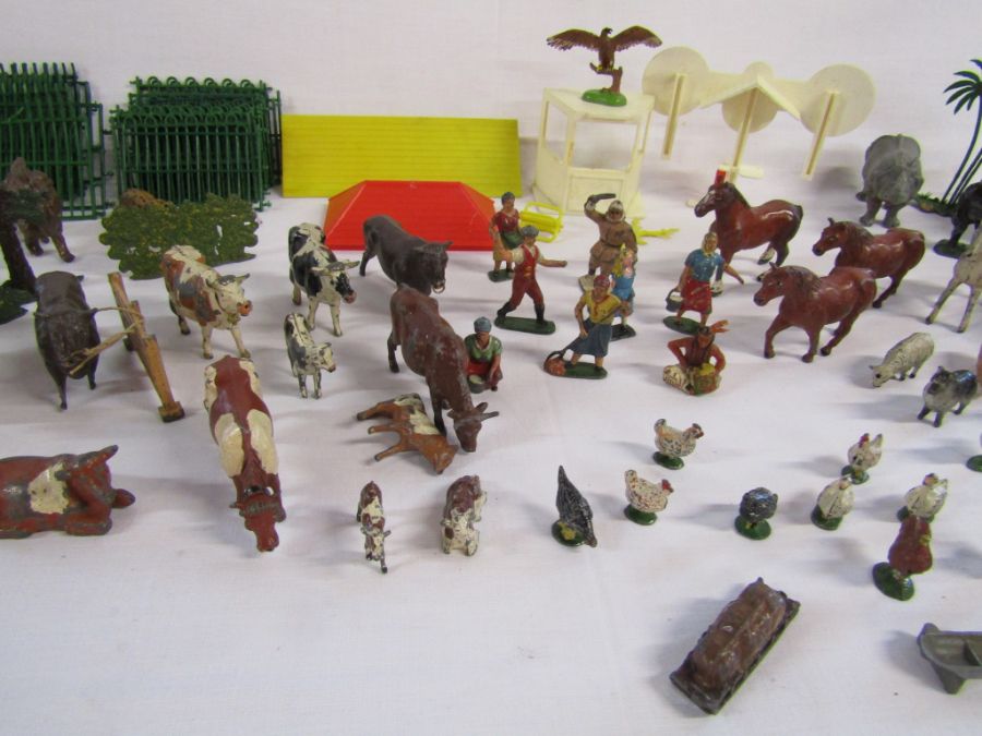 Collection of Cherilea farm animals and Britains Zoo animals, the farm animals are almost all - Image 3 of 7