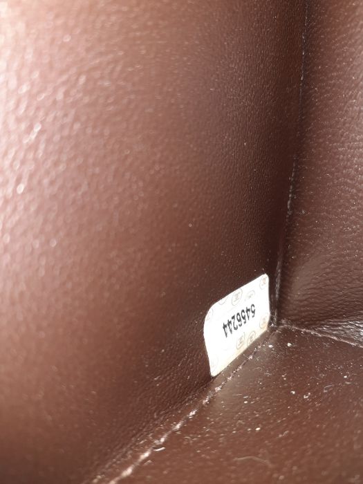 Chanel handbag 1997/99 - brown - Made in France - quilting stitched - matching code and certificate, - Image 8 of 8