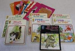 Selection of vintage Lion Ivor the Engine & Mog books and theatre programmes