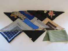 A collection of ladies scarves