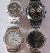 4 watches to include Gianni Sabbichi, Roamer, Marco Roma and Amadeus (all untested)