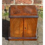 Early 20th century small cabinet with drawers in walnut Ht 33cm W 30cm