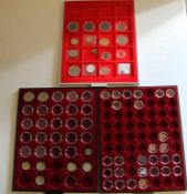 Victorian gaming token - Prince of Wales model half sovereign, 2 x Henry III penny quarter coins,