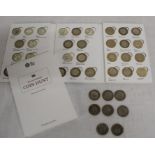The Great British Coin Hunt UK £2 coin collector album containing 26 £2 coins, 1 empty album & 8
