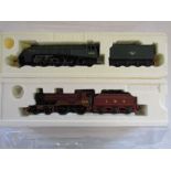 Hornby 00 gauge trains R2784X Mallard 60022 & R3063 LMS 1000