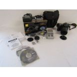 Nikon D80 digital SLR camera with carrying case